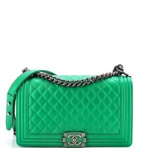 Chanel Boy Flap Bag Quilted Lambskin #255338C43B